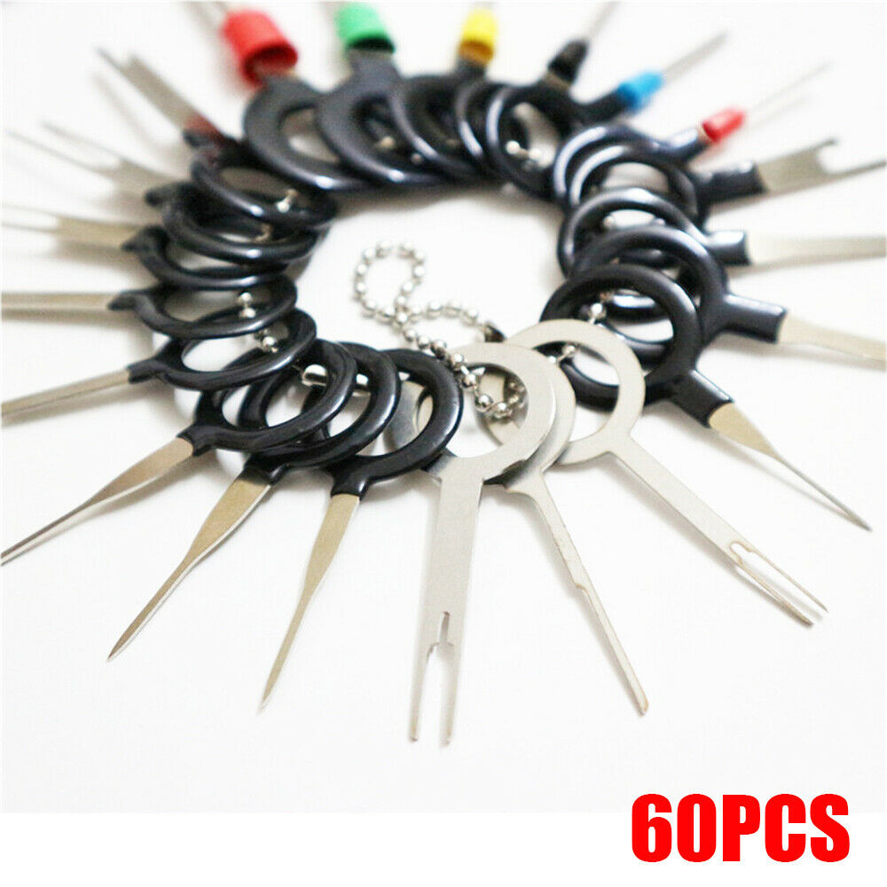 60x Car Terminal Removal Tool Wire Harness Terminal Extraction Withdrawal Needle
