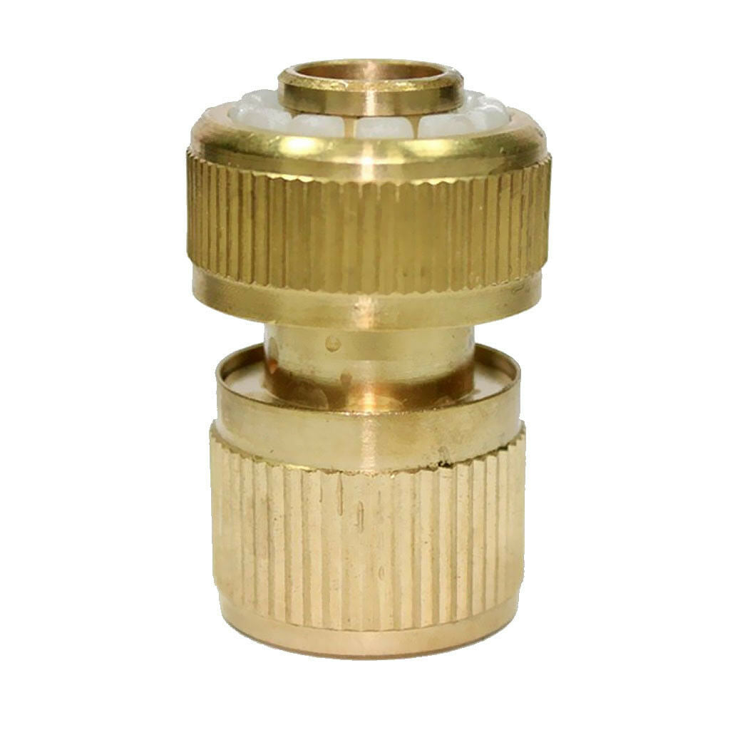 Garden Hose Water Pipe Shut-off Tap Connector 25mm OD Tube Quick Fitting