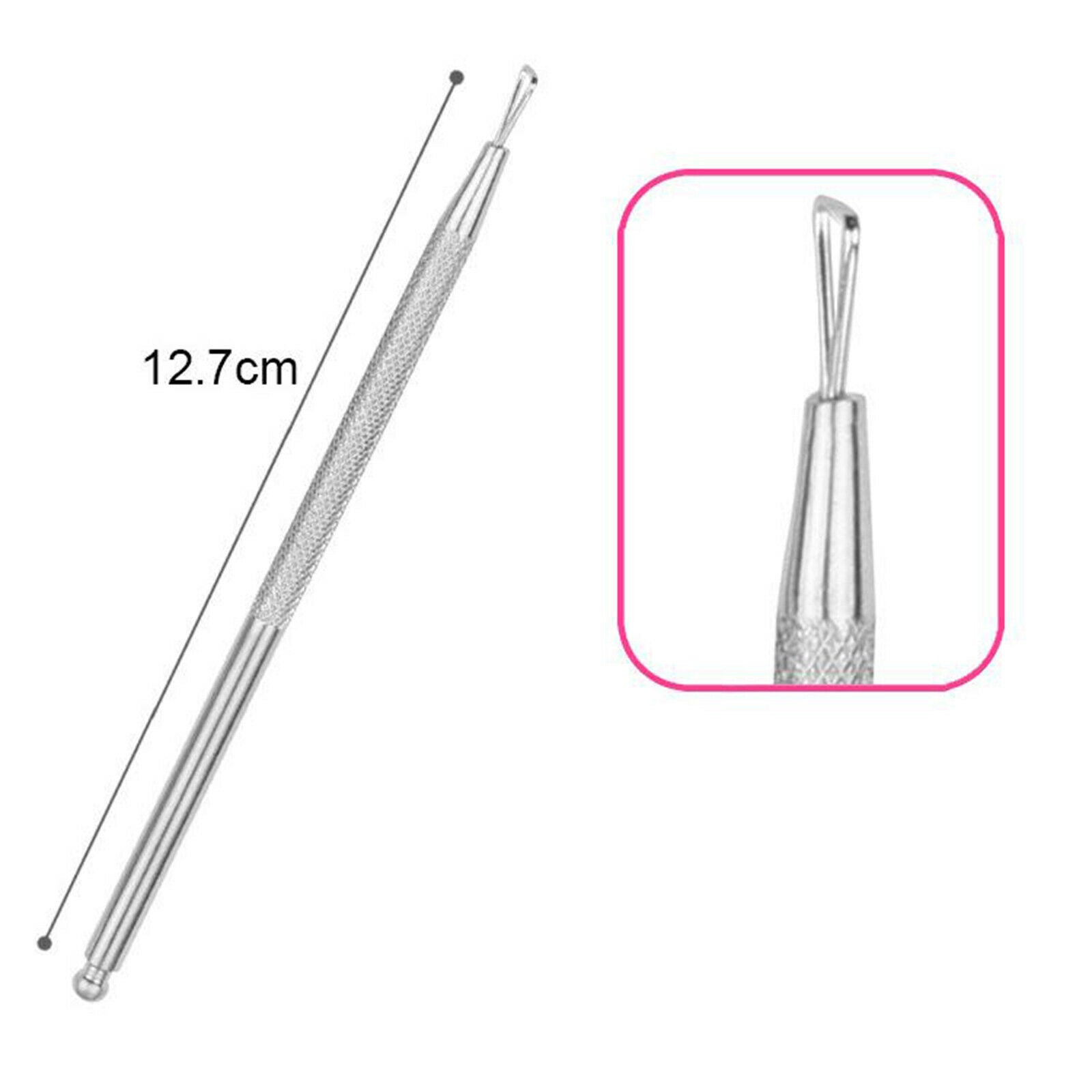 4Pcs Nail Art Cuticle Nipper Nail Clipper Cutter Spoon Nail File Tool Set