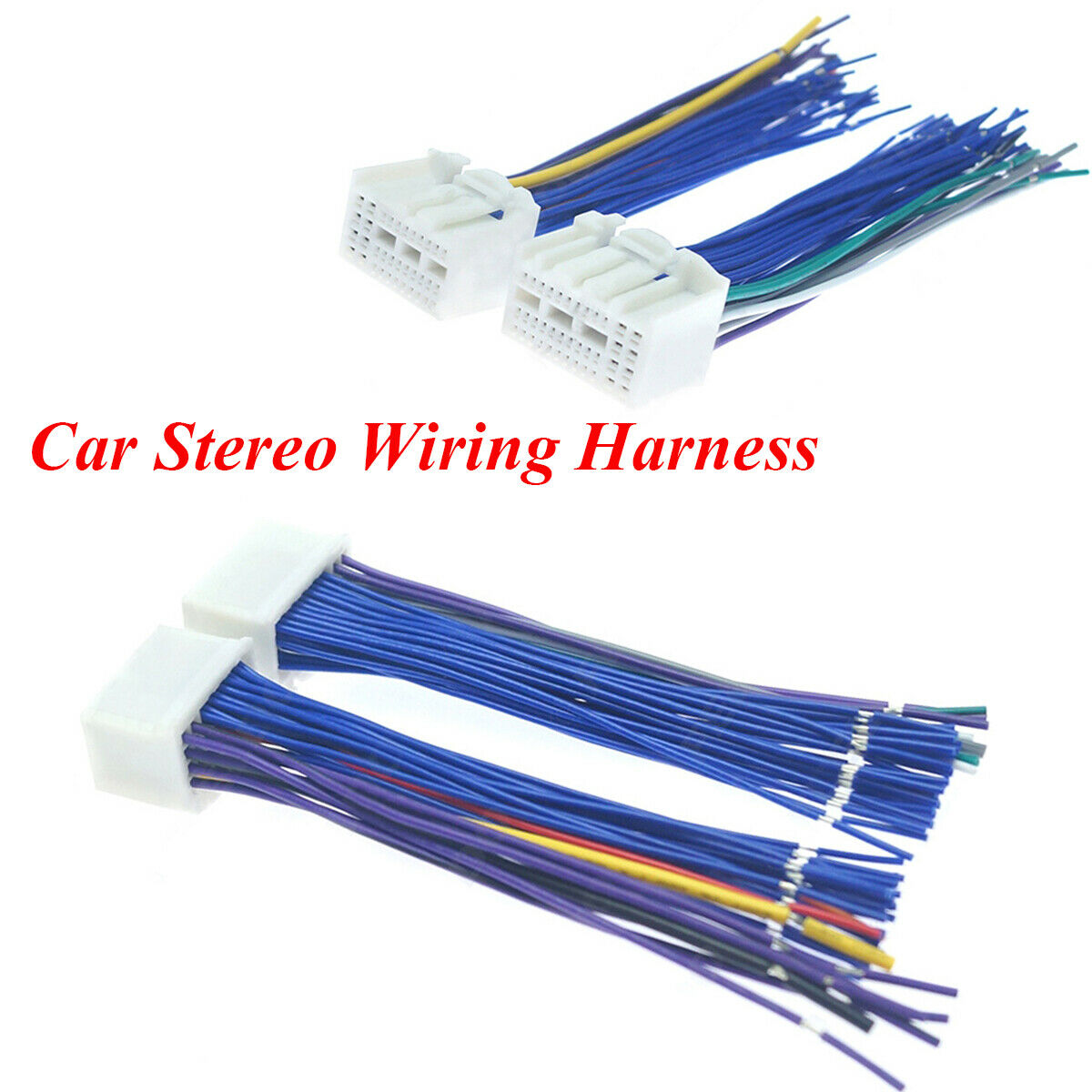 150mm Car Stereo Wire Harness Connector CD Tail Line For Hyundai Elantra/ Tucson