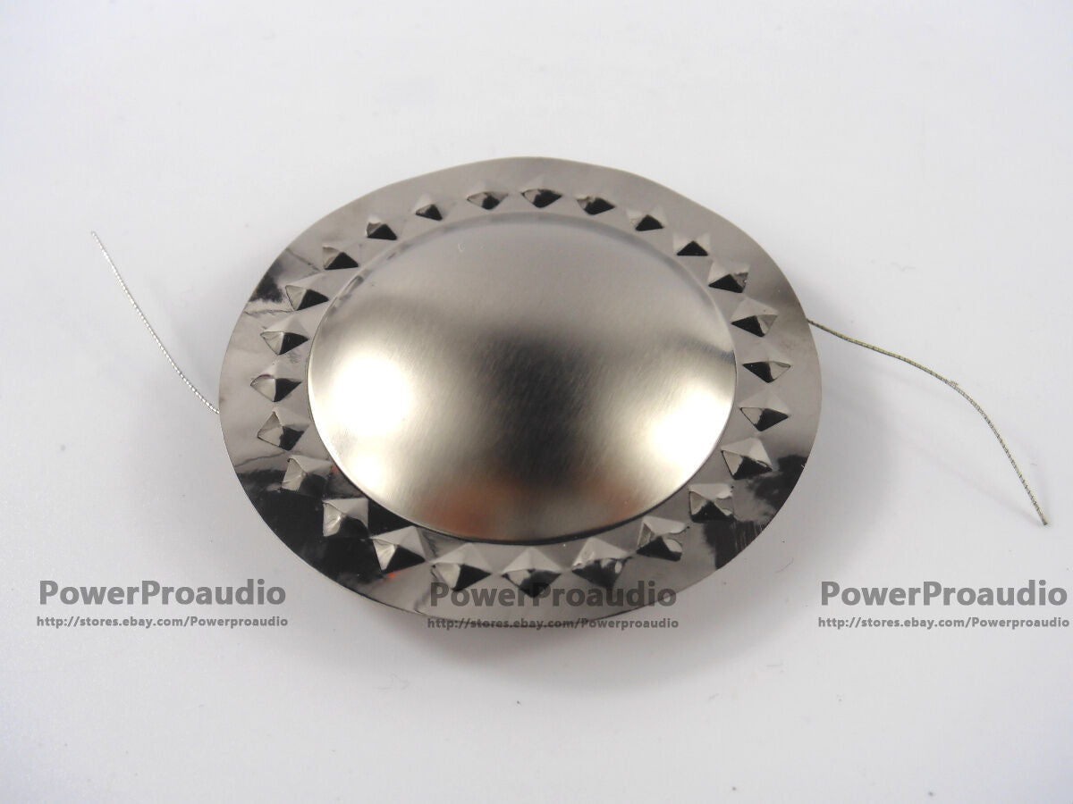 2 pcs 34.5mm  Diaphragm Titanium Voice coil 8 ohm 24.4mm Round Wire