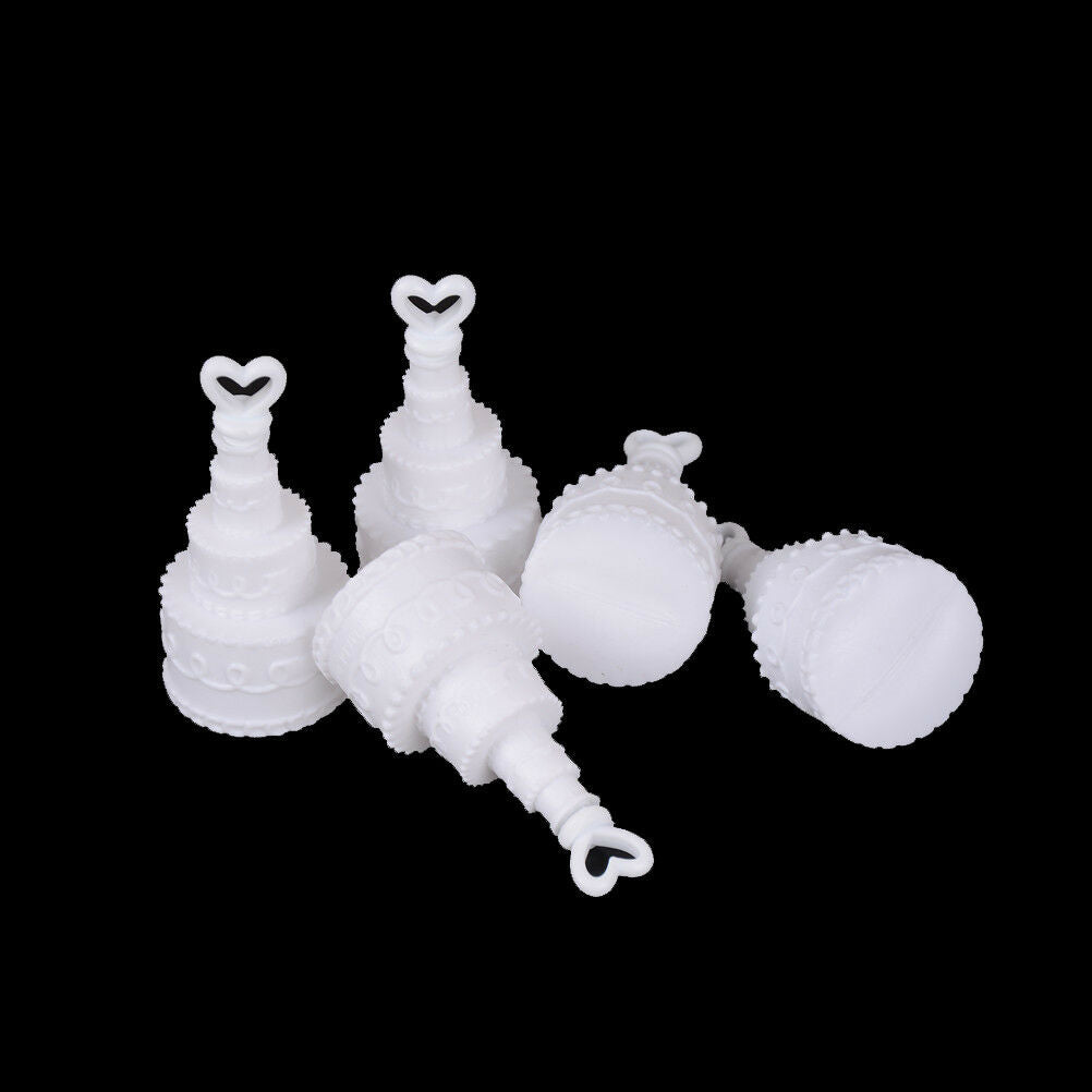 5Pcs Cake Empty Bubbles Soap Bottles Romantic Wedding Birthday Party Deco.l8
