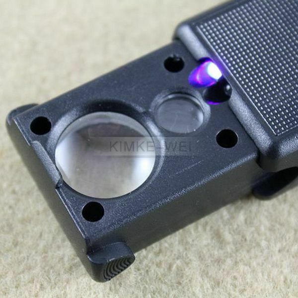 Jeweler Loupe twin Glass lens LED Magnifying Magnifier NEW