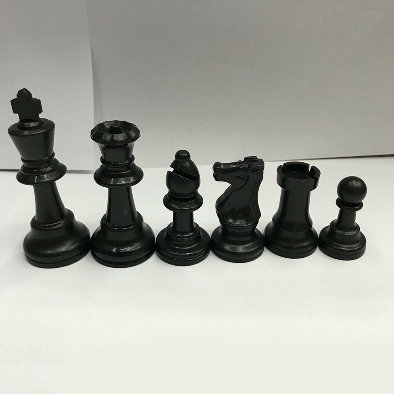 Standard Chess Pieces Set Chess Set Chess Game 75mm King Gift Easy to Carry