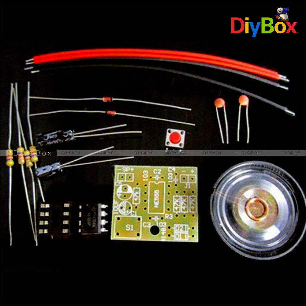 Doorbell Suite Electronic Production Door Bell DIY Kit NE555 Chip parts K6 SET