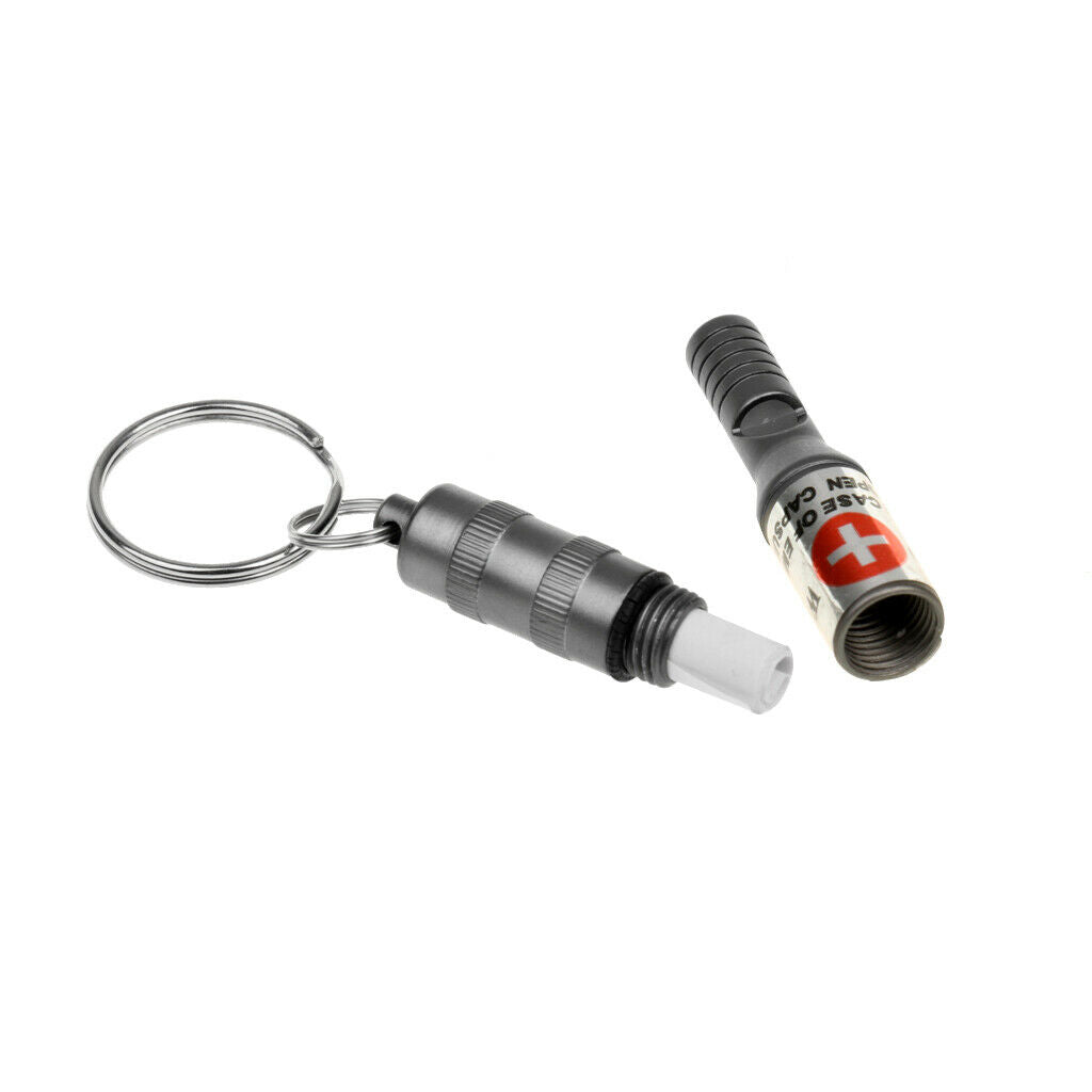 4 Pieces / Set Mini  Whistle Keychain Camping Hiking Tool