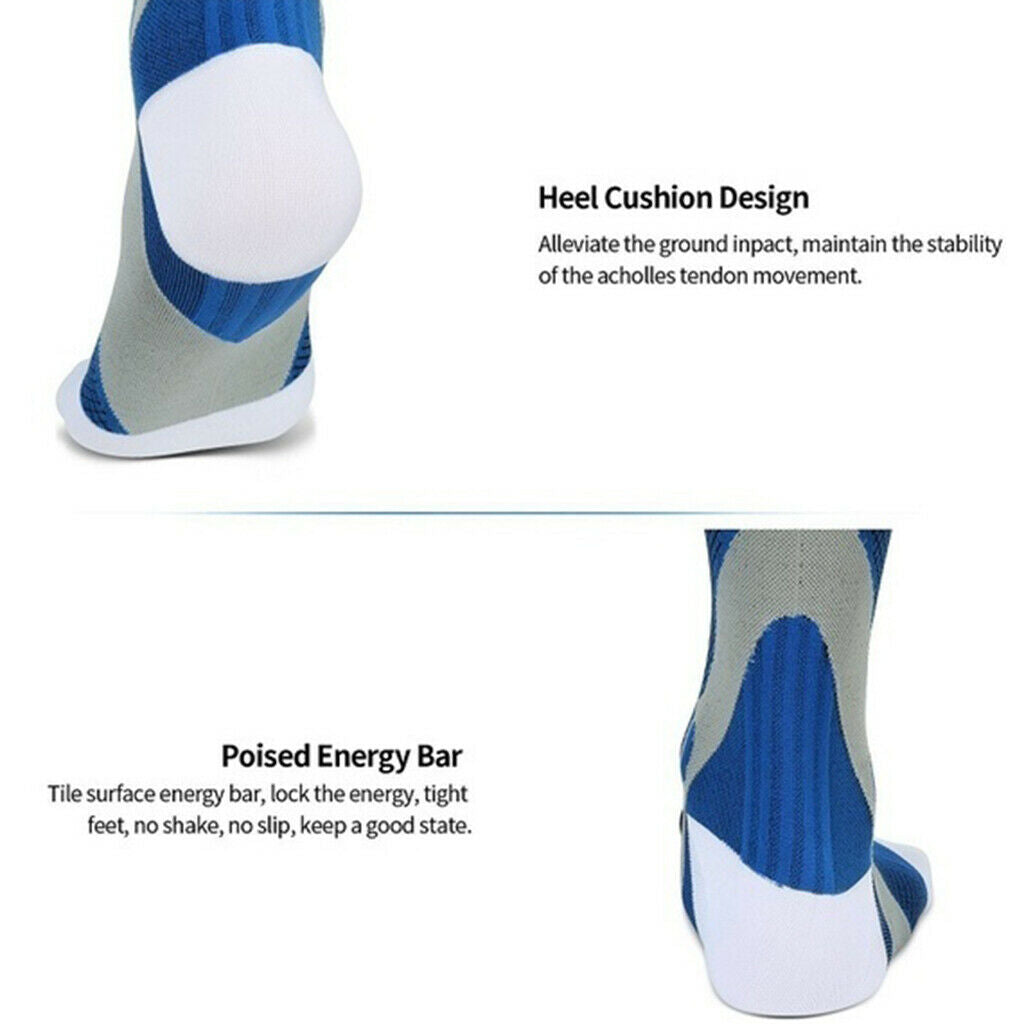 5 Pairs Sports Travel Compression Socks Anti Fatigue Support Stockings