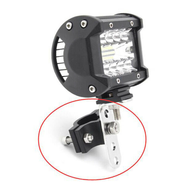 18-52mm Adjust Motorcycle Bicycle Front Bar Lamp Clamp Headlight Bracket Holder