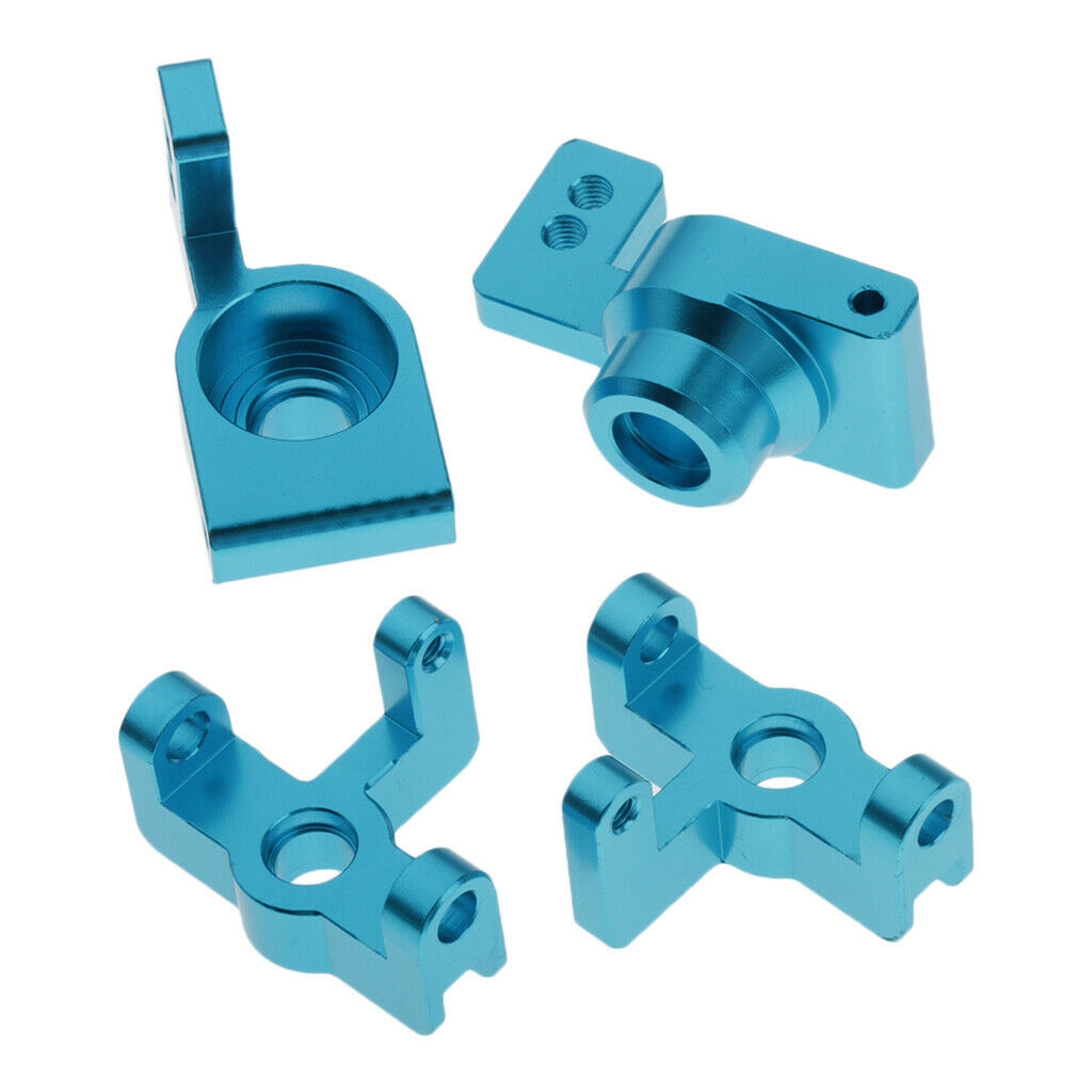 4x RC Front Rear Stub Axle Carrier Set for WLTOYS144001 1/14 RC Buggy Car