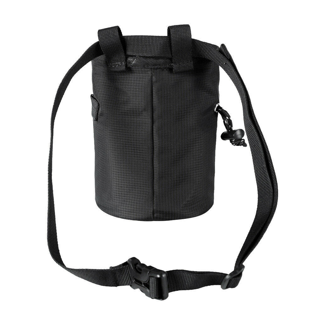 Climbing Chalk Bag with Belt + 1 Pair Non-slip Gloves for Climbing Gymnastics