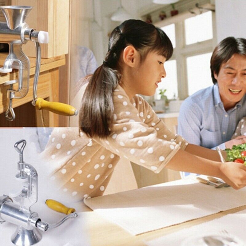 Manual Meat Grinder Aluminum Alloy Noodles Grinding Machine Dishes Handheld MaU5