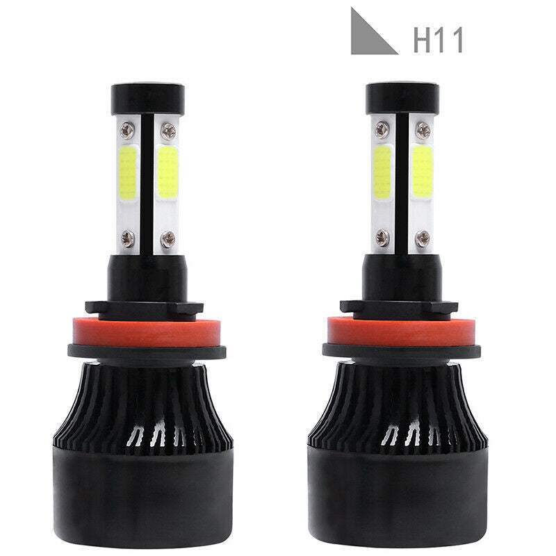 4 Sides  H8 H9 H11 2000W 300000LM LED Headlight Bulbs Conversion Kit 60 jbBK SJ