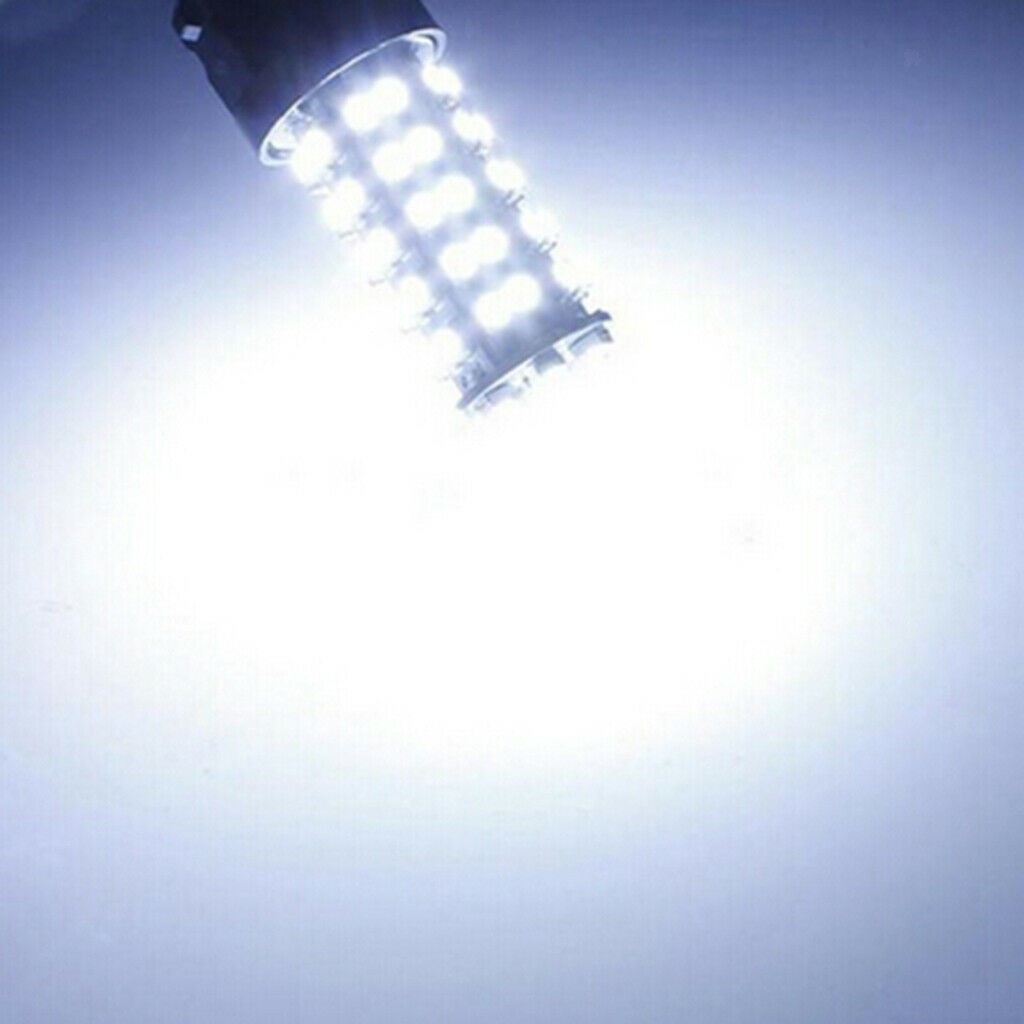 2X 3157 1210 68SMD Car Rear Fog Lamp Brake Reversing Turn Signal Light Bulbs