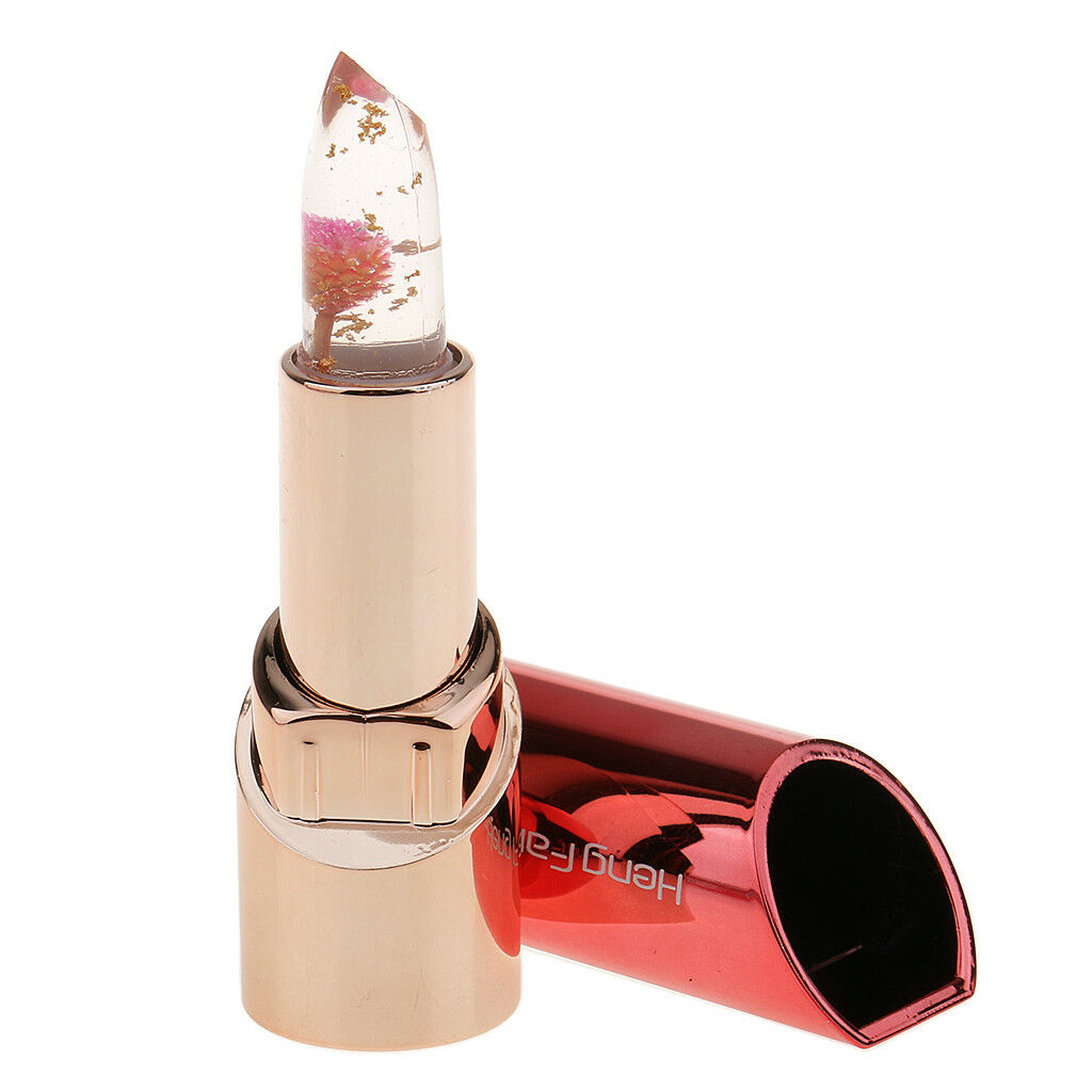 Clear Flower Inside Jelly Lip Stick Magic Color Temperature Change Lipstick