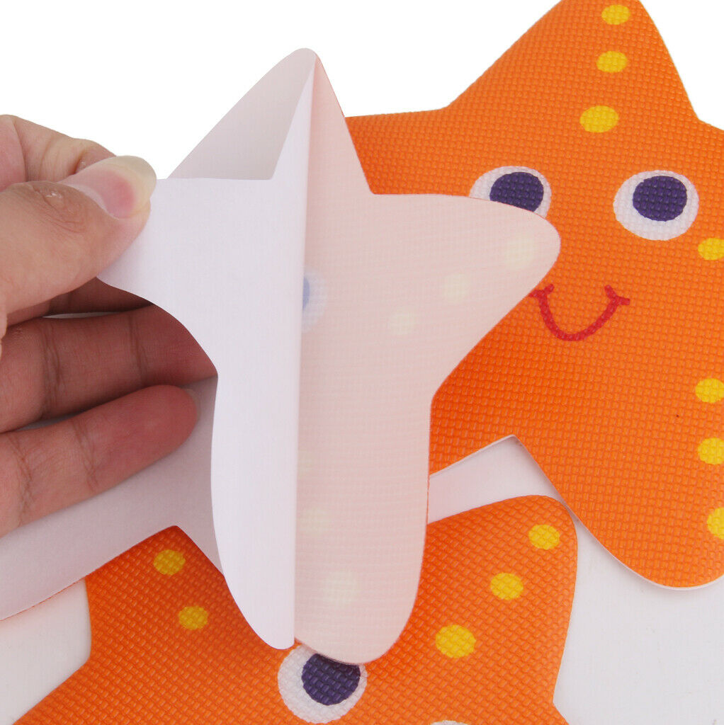 40Pc Starfish Safety Bath Tub Treads Non Slip Applique Stickers Strong Sticky