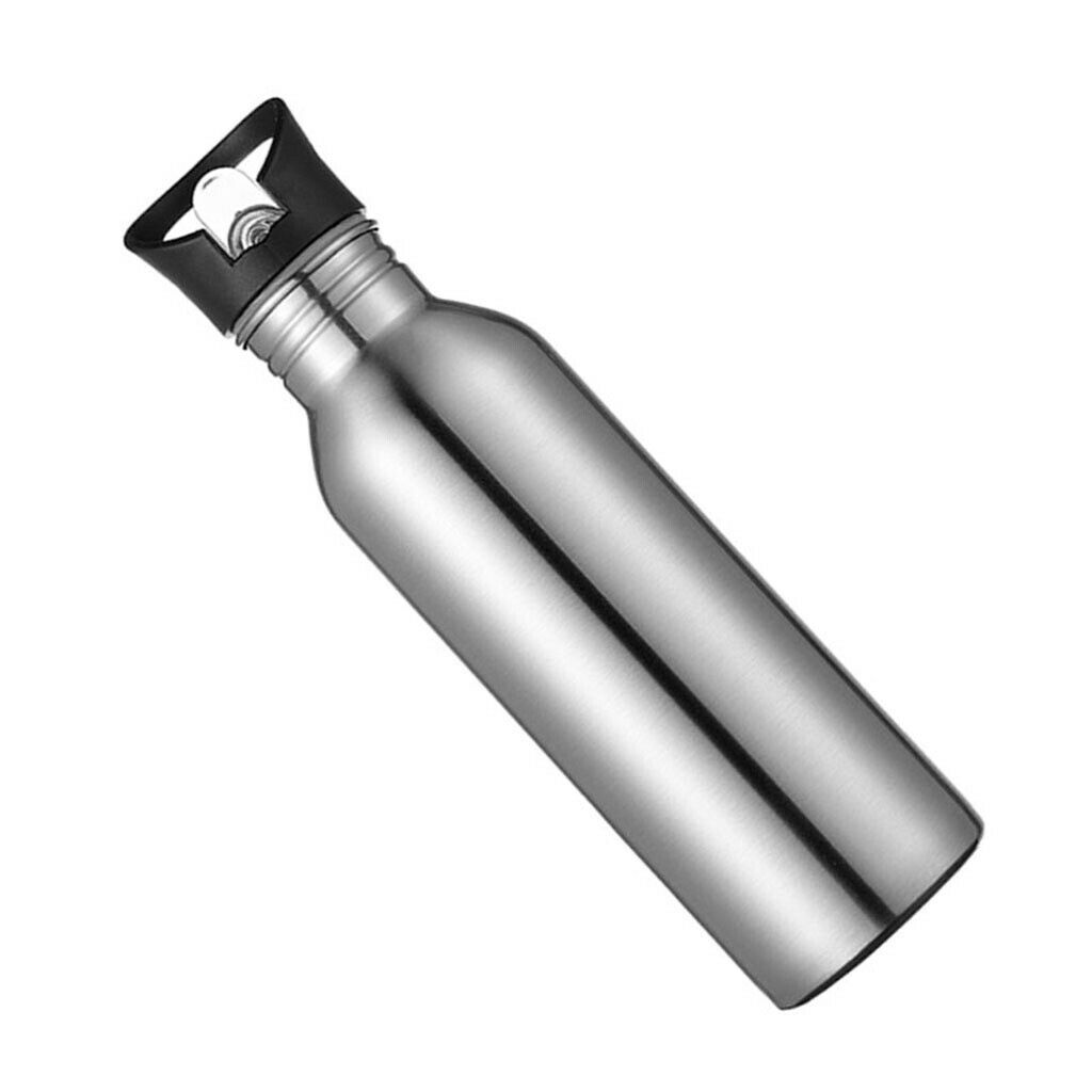 2Pcs 750ml 26 oz Stainless Steel Water Bottle Sports Flask Cup Jug Suck Top