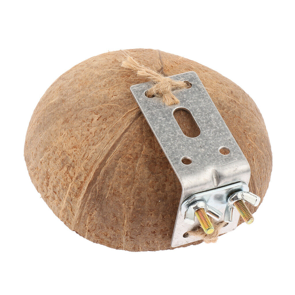 Friendly Coconut Shells Parrot Nest House Cage for Birds Parakeet Parrots