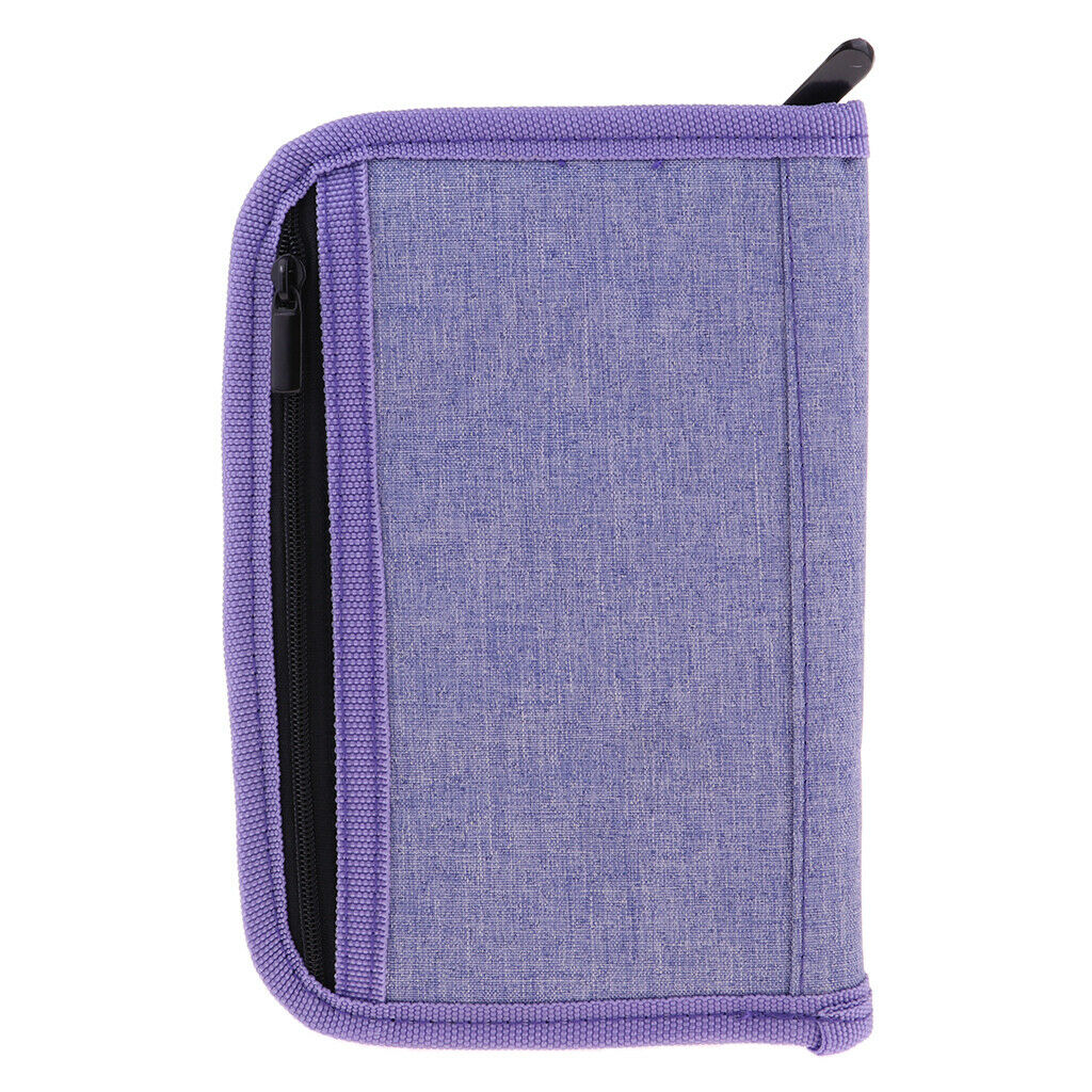 Unisex Travel Passport Holder Wallet Organizer Cover Card Bags  Light Purple