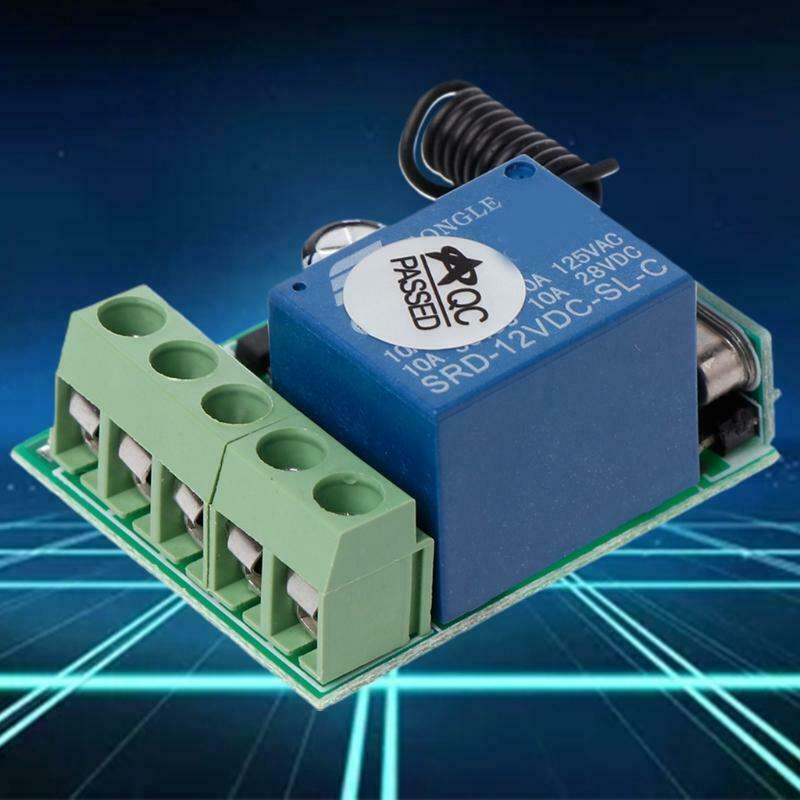 433Mhz Wireless Remote Control DC 12V1CH relay Receiver Module For learning code