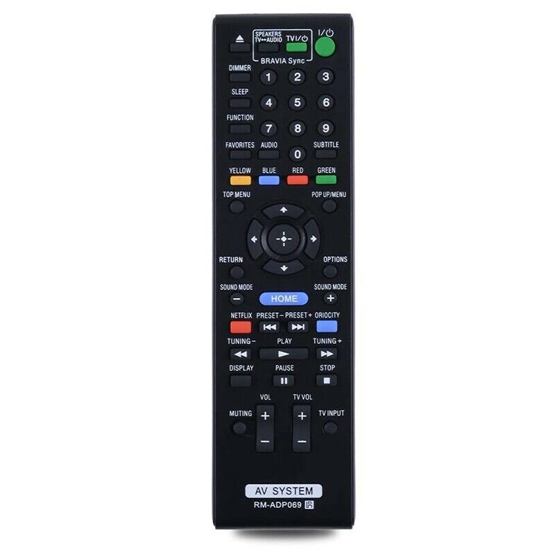Remote for Sony AV RM-ADP069 HBD-E580 BDV-N790W HB-DE3100 ADP059 ADP057 ADP074R3