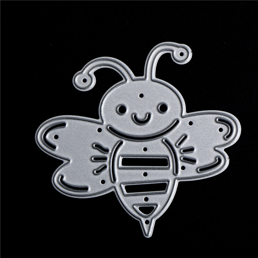 Cute Bee Metal Cutting Dies Stencils For Scrapbooking DIY Album Cards Maki.l8