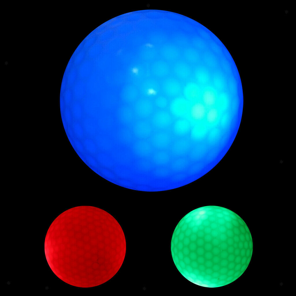 3Pcs Night Golf Balls LED Golf Balls Perfect for night golf and practice