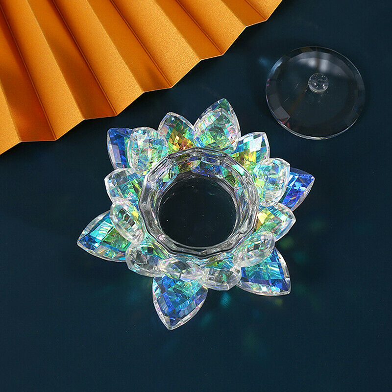 Nail Art Acrylic Crystal Glass Lotus cup Dish Bowl Cup With Cap Liquid GlittBDA