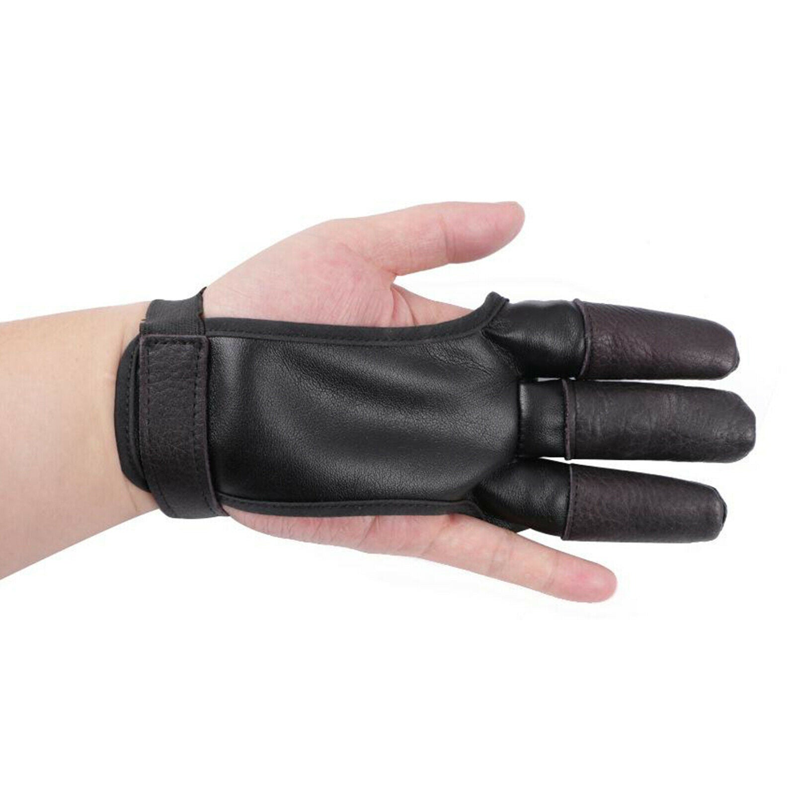 Durable Archery Gloves Compound Bow Fingers Tab Finger Guard Protector