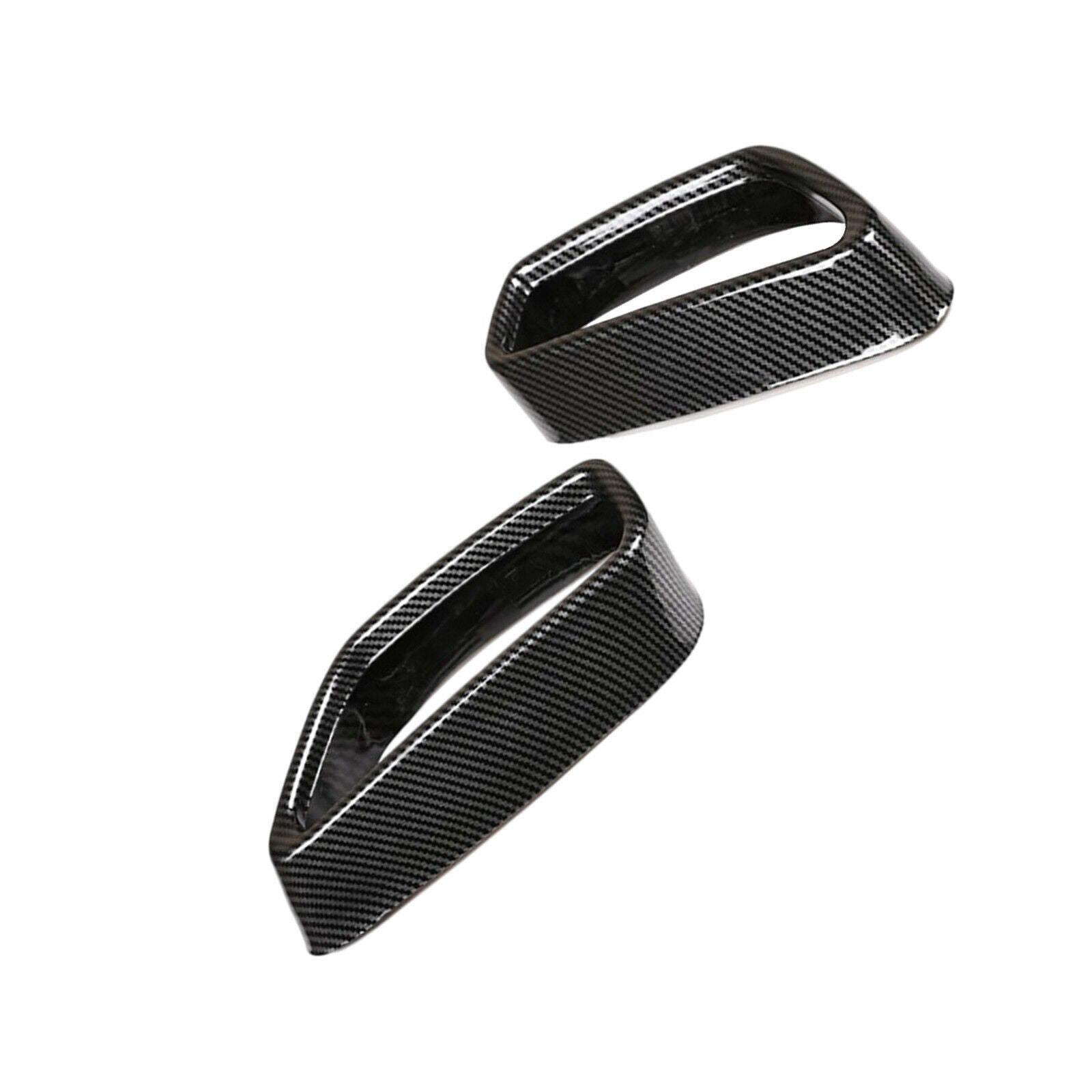 2 PCS Car Rear Exhaust Pipe Throat Cover Trim for BMW 5 G30 G38 2018-2021