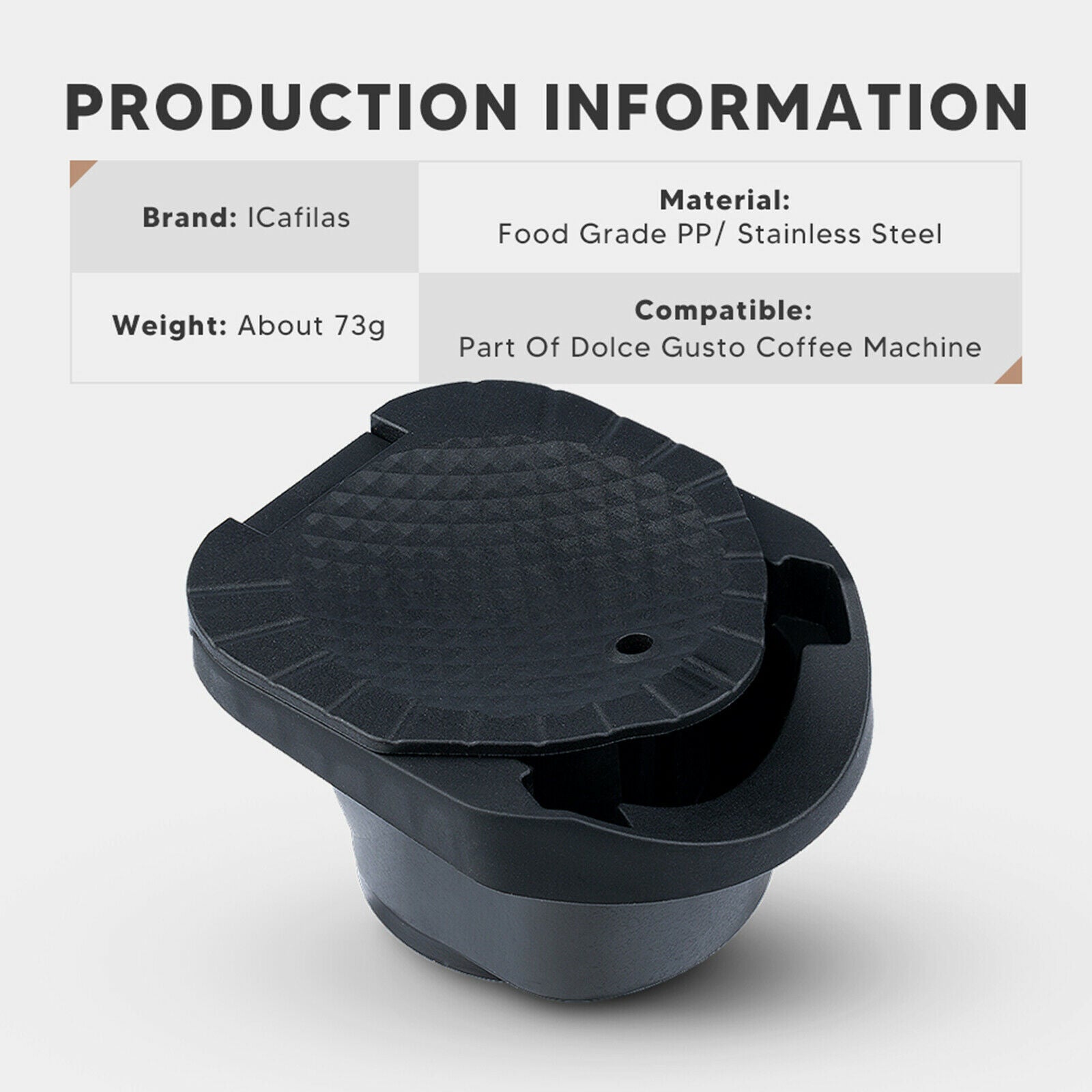 Handheld Coffee Capsule Converter Reusable Coffee Maker Machine for Cafe