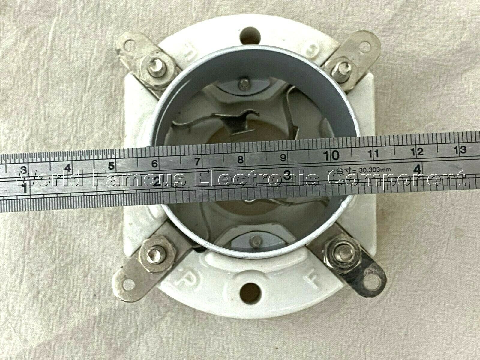 1pcs - E.F JONNSON 4-Pin Ceramic Tube Socket USA