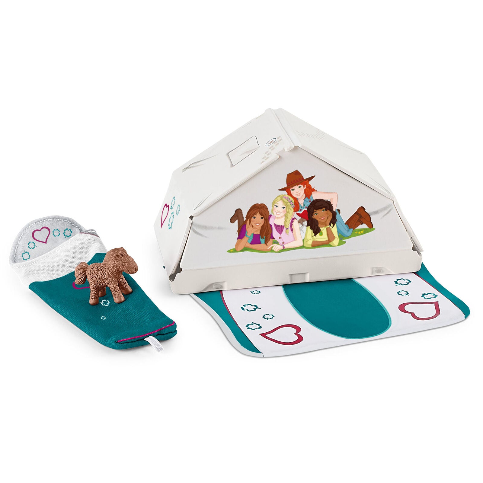 Schleich 42537 Camping Tent & Accessories Horse Club Playset Girls Children 5yr+