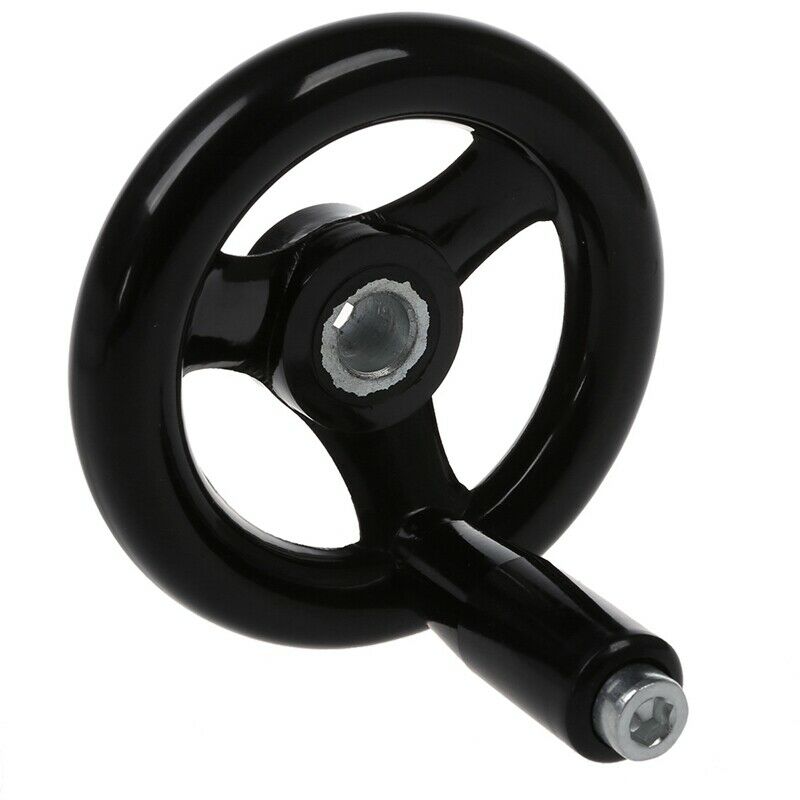 3.9" Diameter Hand Wheel w Revolving Handle for Milling Machine F3Q3Q3