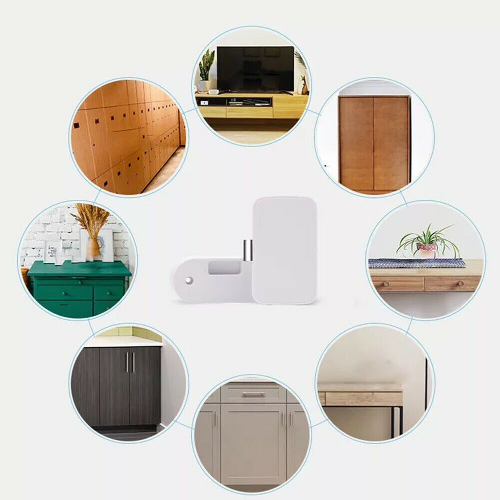 T1 Tuya APP Bluetooth Electronic Invisible Smart Drawer Furniture Door Locks