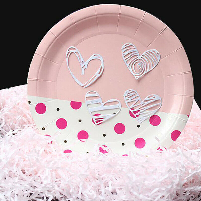 4X Heart Metal Cutting Dies Scrapbooking Embossing Stencil DIY Paper Card.l8