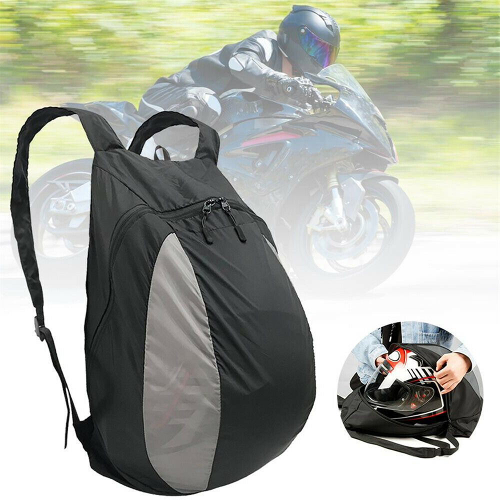 28L Motorcycle Bicycle Backpack Portable Helmet Bag Storage Bag Moped Universal