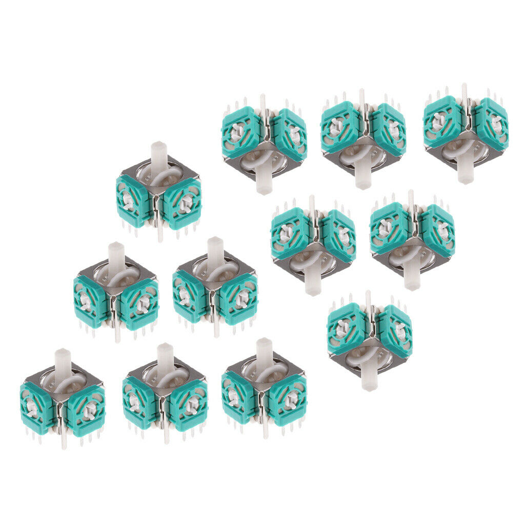 12x Analog Stick Buttons Replace Parts for Nintendo GameCube NGC Controller