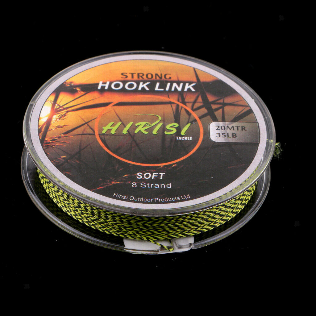 20m 8 Strands Braided Fishing Line Nylon Multifilament Fishing Line