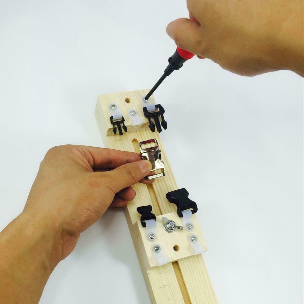 solid wood paracord bracelet maker knitting tool Knot Braided Parach @