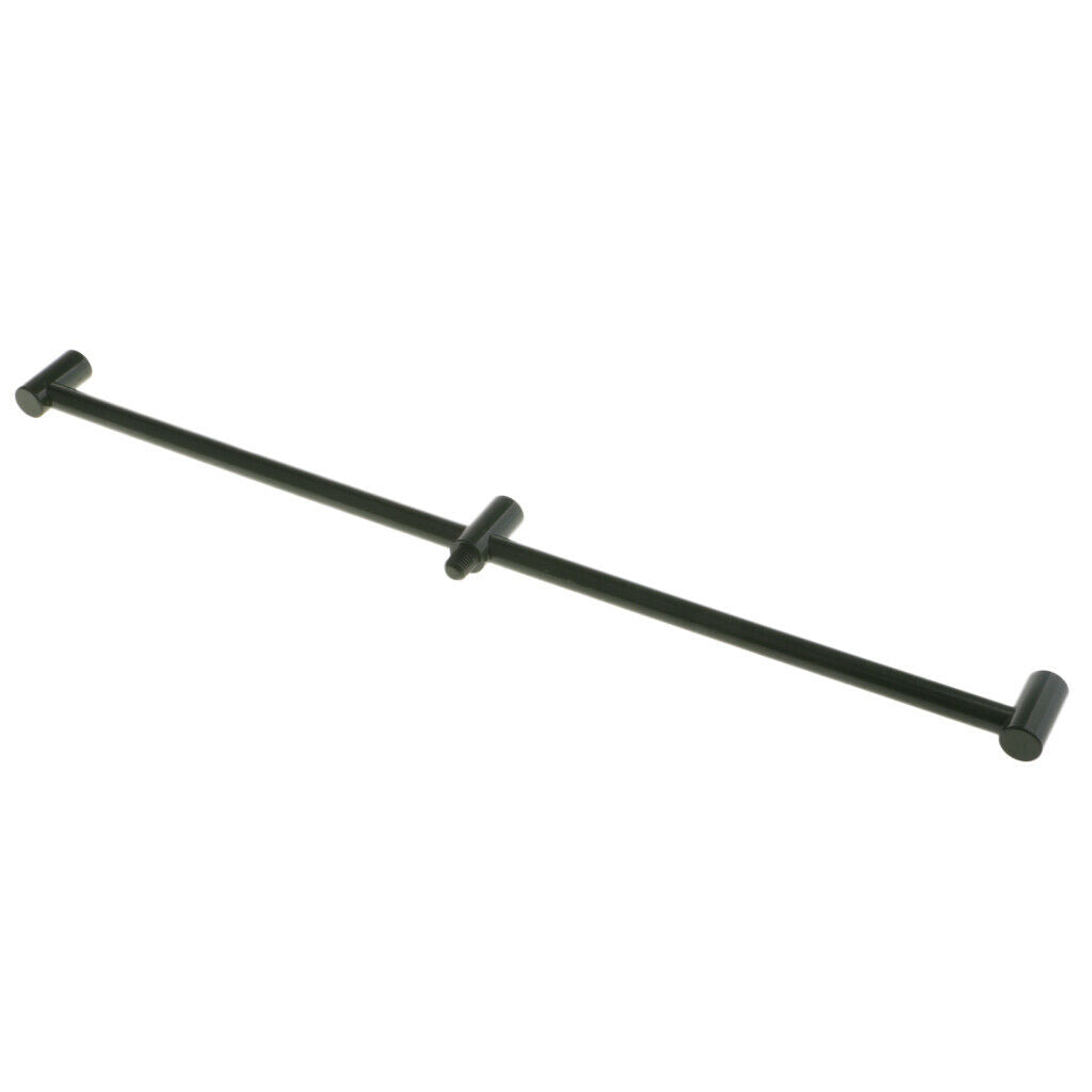 Durable Metal Carp Fishing Buzz Bar Fixed for 3 Rod Holder/Bite Alarm 40.5cm
