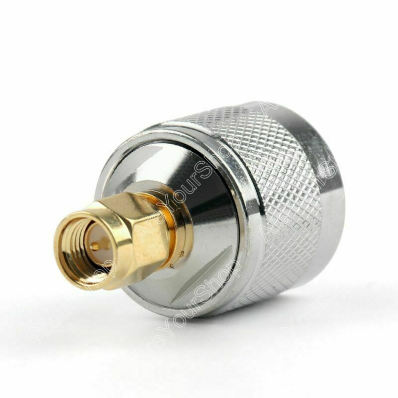 10Pcs Adapter N Plug Male to SMA Male RF Connector Straight M/M Adapter B5A