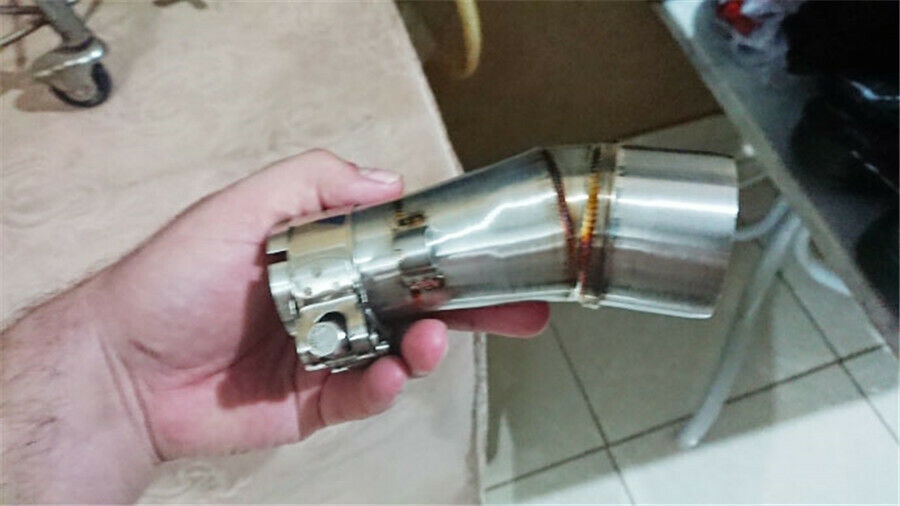 Motorcycle exhaust middle pipe stainless steel Connecting link pipe adapter