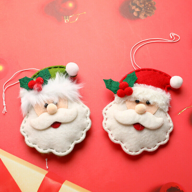 10pcs Cute Christmas Tree Ornaments The Santa Claus/Snowman/Gloves Party De JD