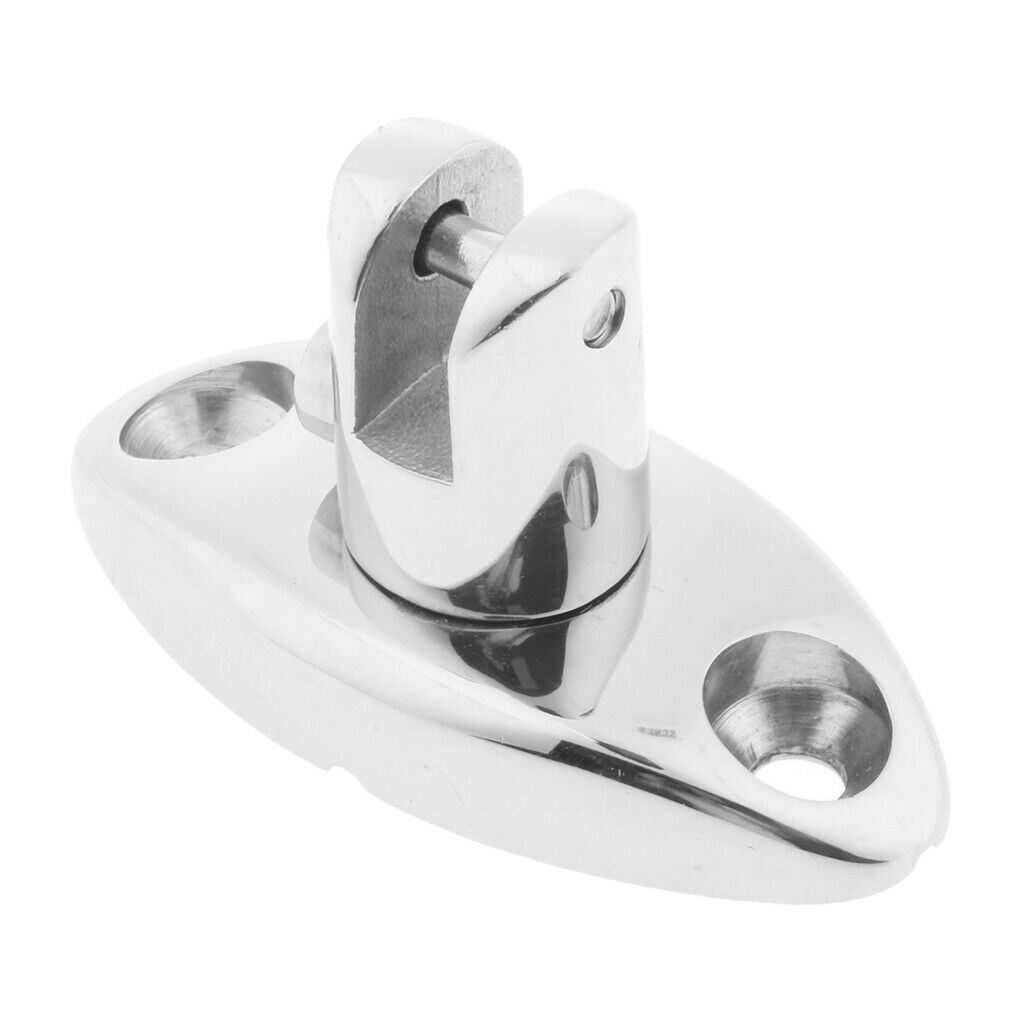 360 Deg. Rotatable Stainless Steel Quick Release Boat Top Bimini Deck Hinge