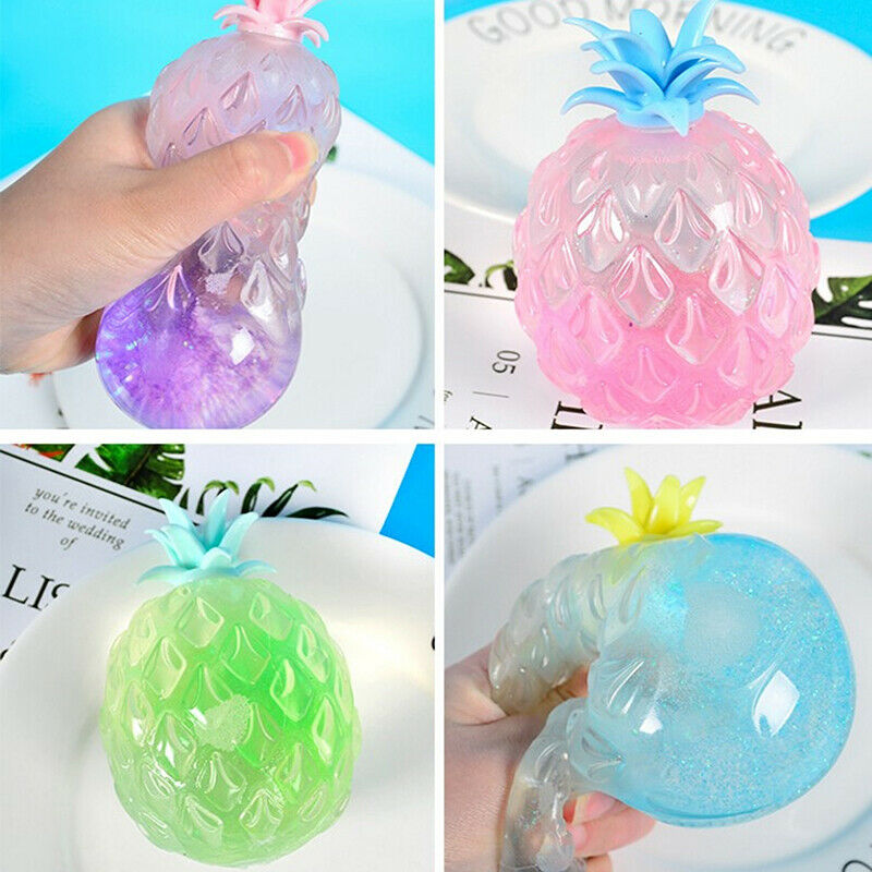 Flour Pineapple Toys Kids Soft Stress Balls Decompression Children's ToysA KX