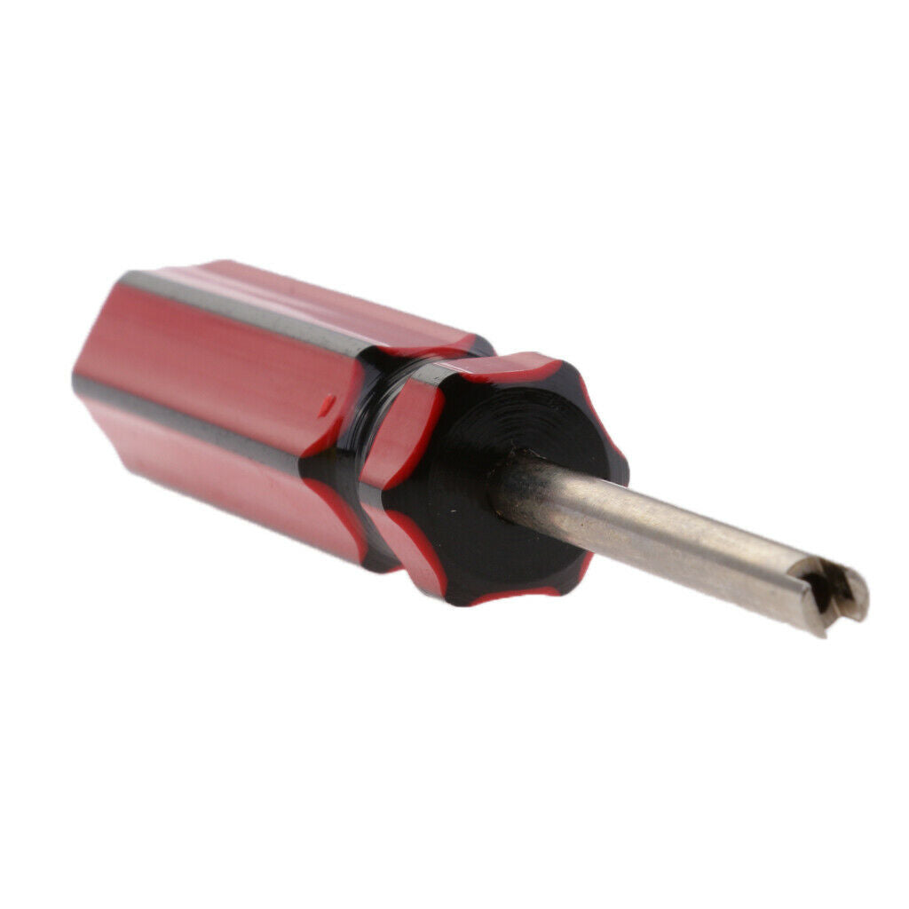 2 Pieces Car Truck Bike Screwdriver Valve Core Removal Repair Tool Kits Red