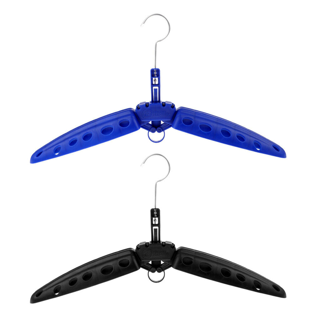 2pcs Scuba Diving Folding Coat Hanger for Wetsuit/Drysuit Travel and Storage
