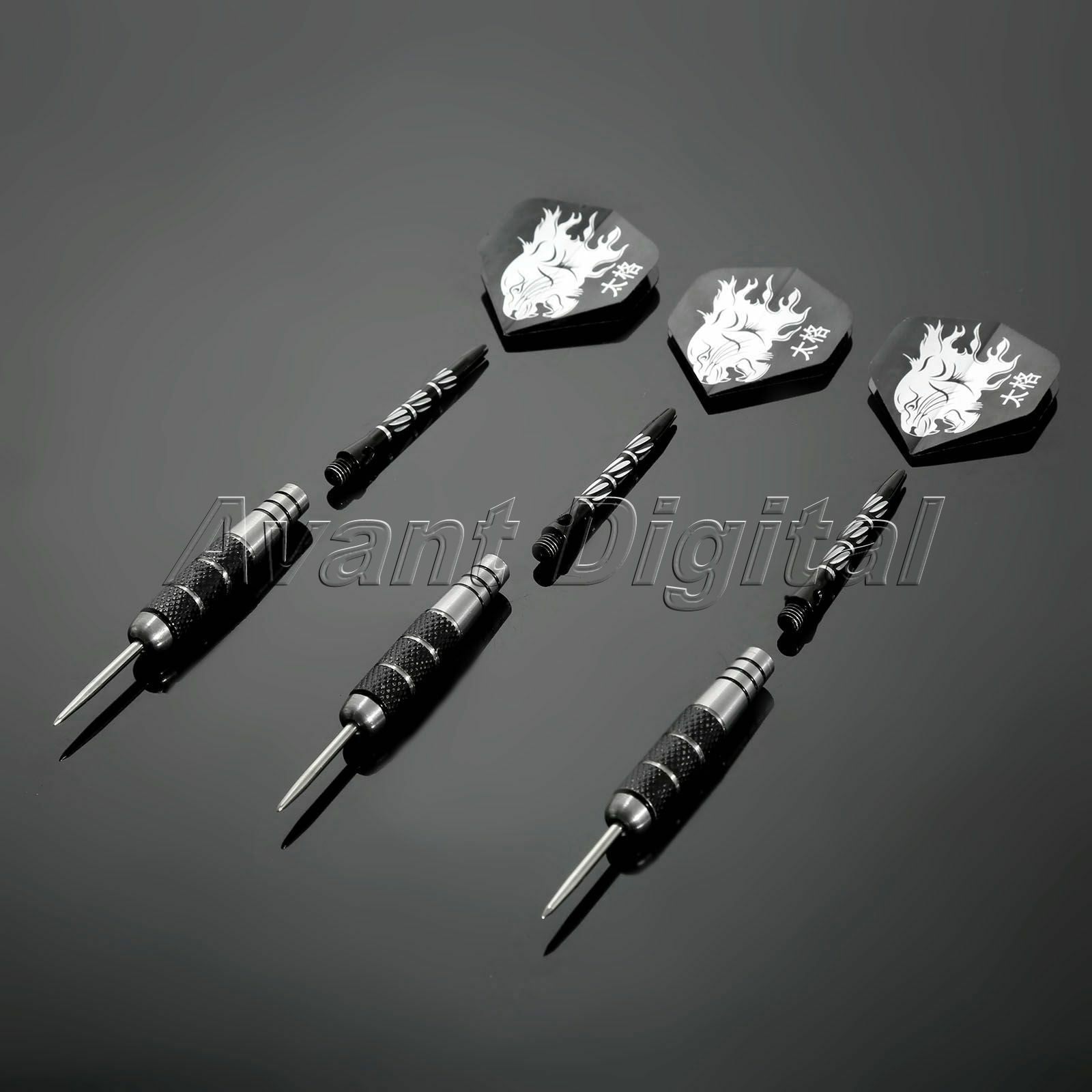 Black & White Darts 22g/pc Stainless Iron Dart Barrel Indoor Sporting Goods Game