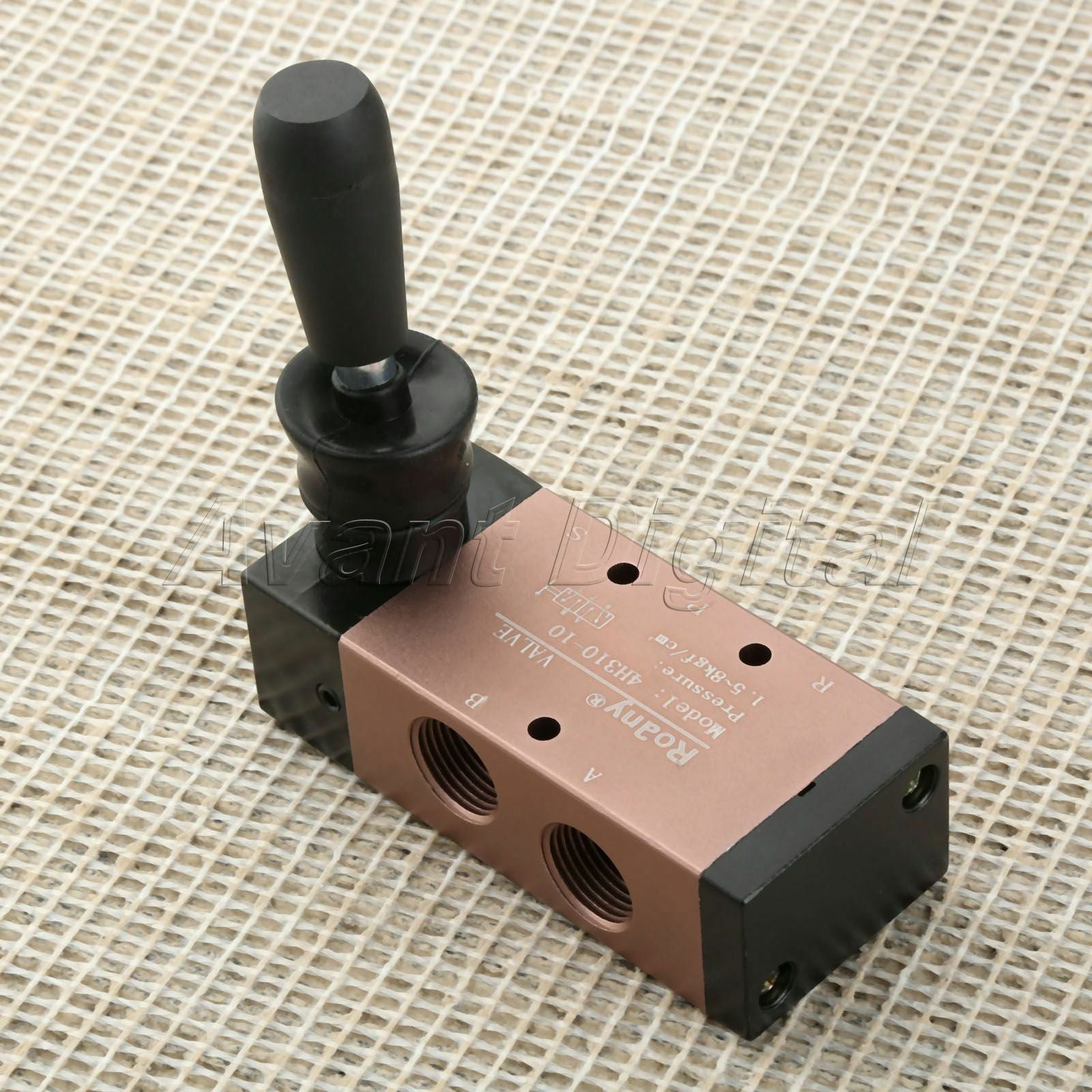 New 4H310-10 2 Position 5 Way PT 3/8" Port Hand Pull Pneumatic Mechanical Valve