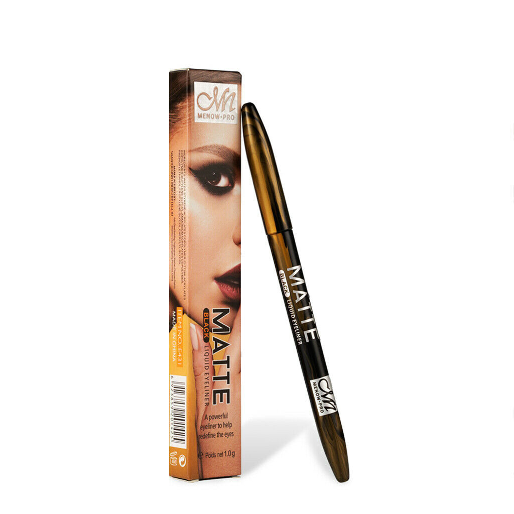 Smudgeproof Matte Black Eyeliner Waterproof Liquid Eye Liner Pen Cosmetic